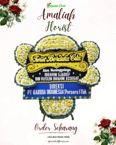 Papan Bunga Duka di Purbosari