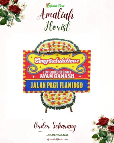 Bunga Papan Congratulation di Purbosari
